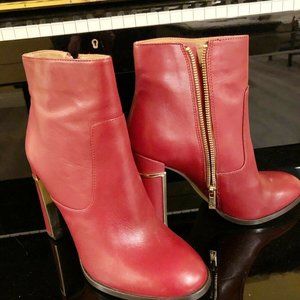 Calvin Klein Red Karlia Booties